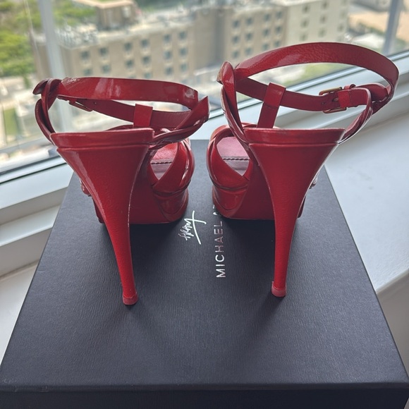 YSL Tribute Patent Leather Red 37.5 - Picture 3 of 4